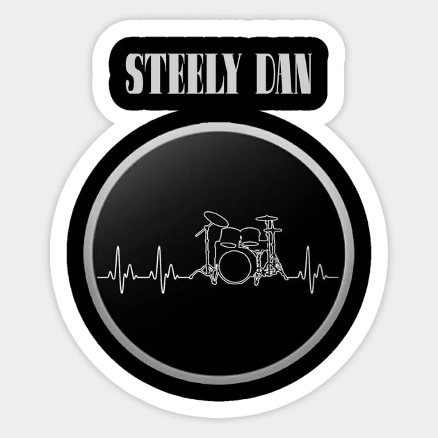 vintage steely dan band Sticker by setupid kupid